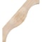 Ekena Millwork 5 1/2"W x 32"D x 36"H Funston Smooth Knee Brace, Douglas Fir BRC06X32X36FST00SDF - alternate 4